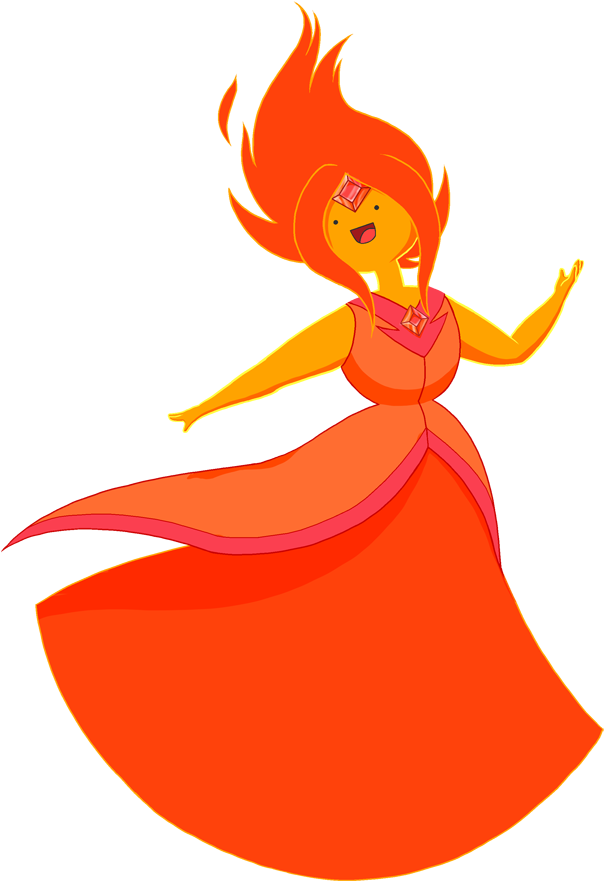 Happy Flame Princess By Pyrogina - Princess Bubblegum (650x900)