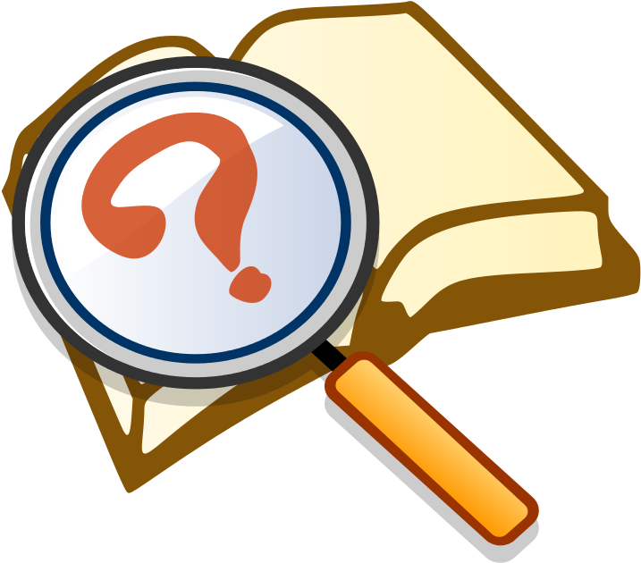 Scalable Vector Graphics Wikivisually - Book With Magnifying Glass (768x768)