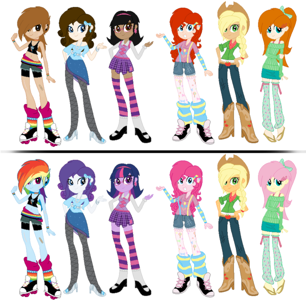 Bandana, Belly Button, Boots, Bow, Cleavage, Clothes, - Cartoon (597x600)