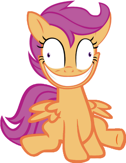 Kuren247, Insanity, Psycho, Safe, Scootaloo, Simple - Crazy Twilight Sparkle (400x533)