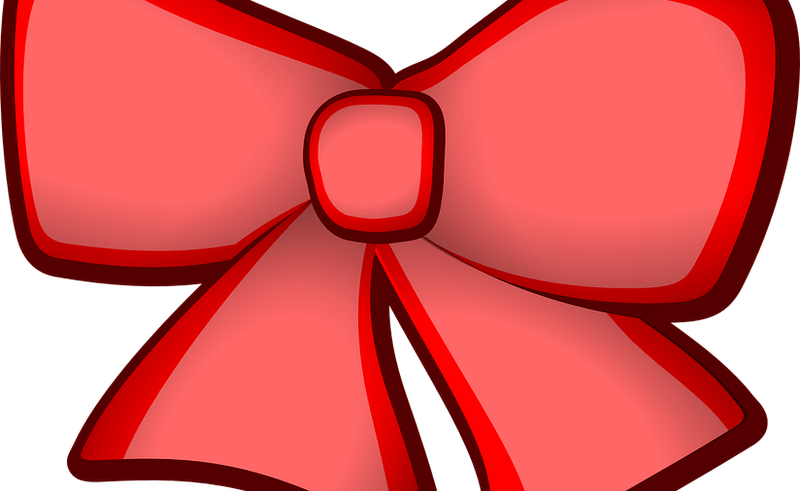Hair Ribbon Bow Tie Bow Tie Free Vector Graphic On - Hair Bow Clip Art (800x491)