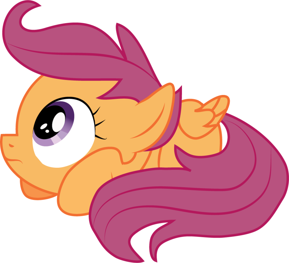 Scootacower By Creshosk - Scared Scootaloo (937x853)