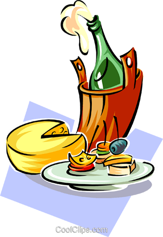 Wine And Cheese Royalty Free Vector Clip Art Illustration - Defender Of The Fatherland Day (330x480)