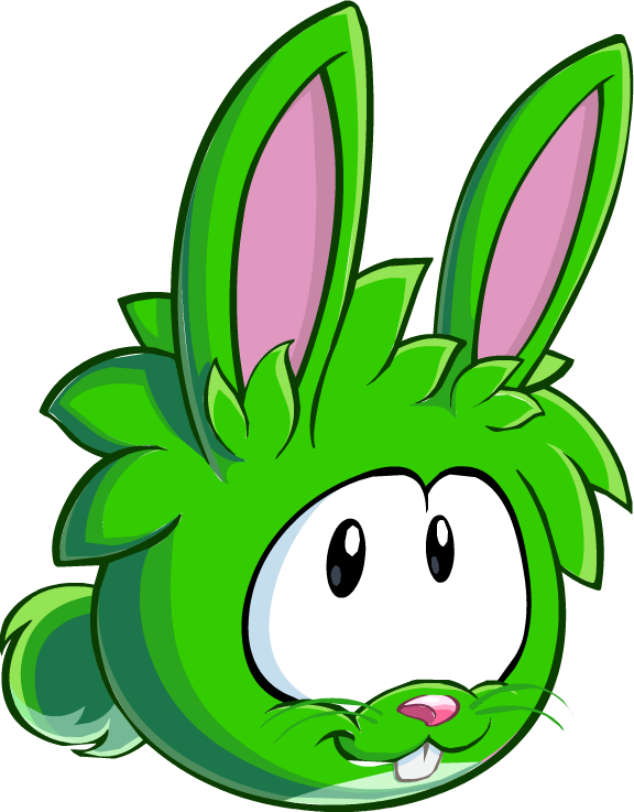 Image Lime Green P Png Club Penguin Wiki Fandom Powered - Club Penguin Rabbit Puffle (576x737)
