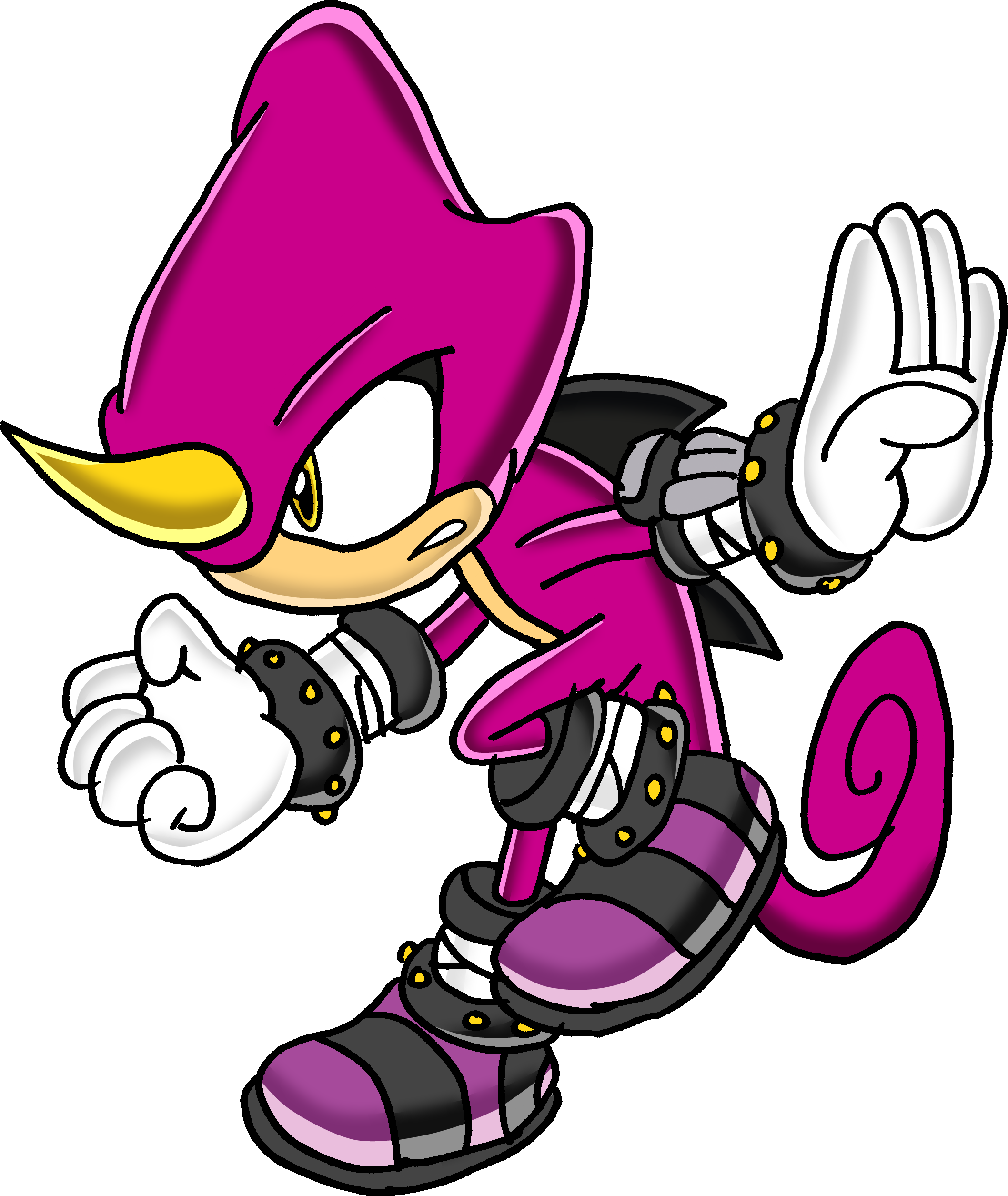 Espio The Chameleon - Espio The Chameleon Png (2116x2510)