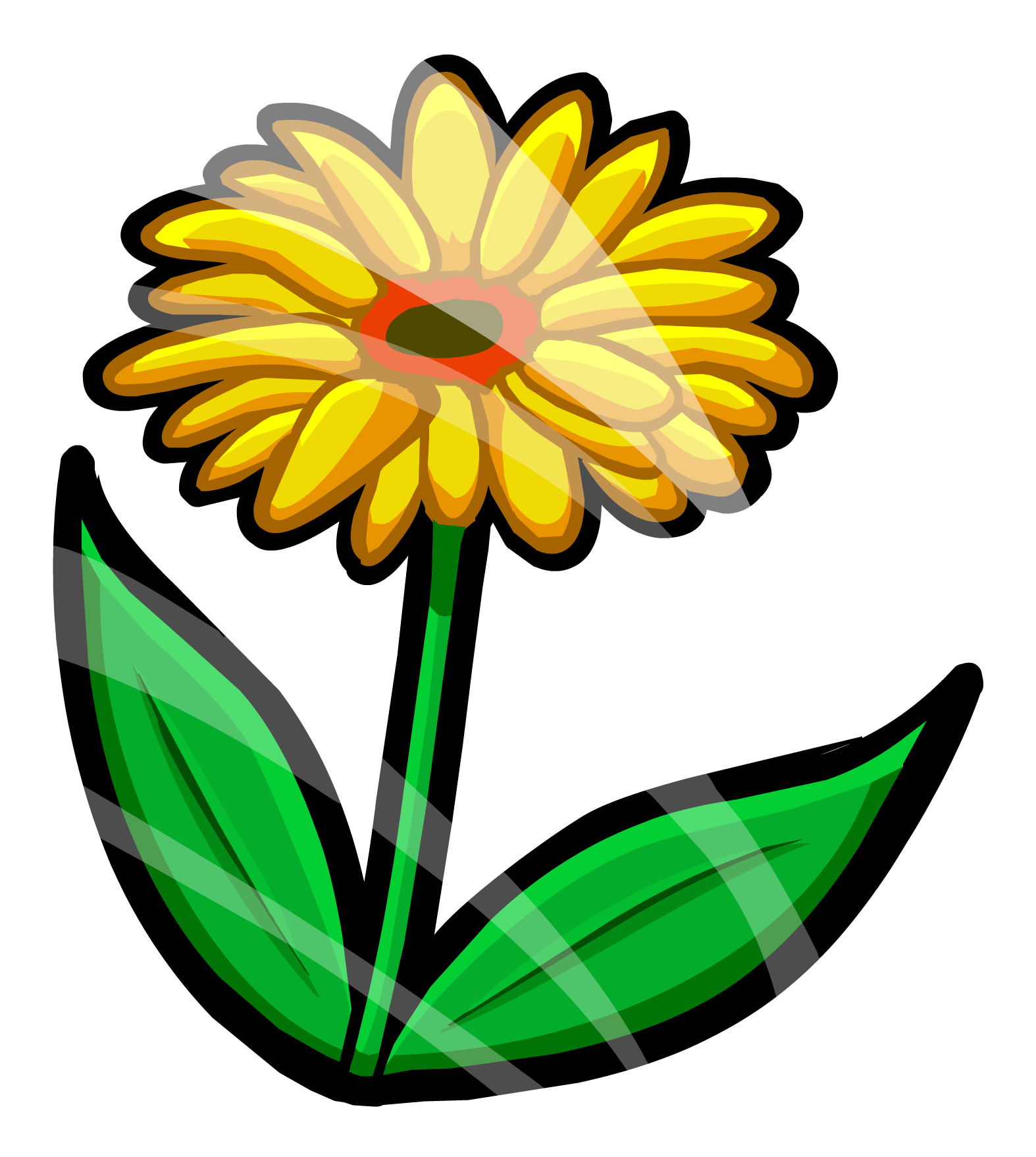 Spring Flower Pin - Club Penguin Spring (1574x1756)
