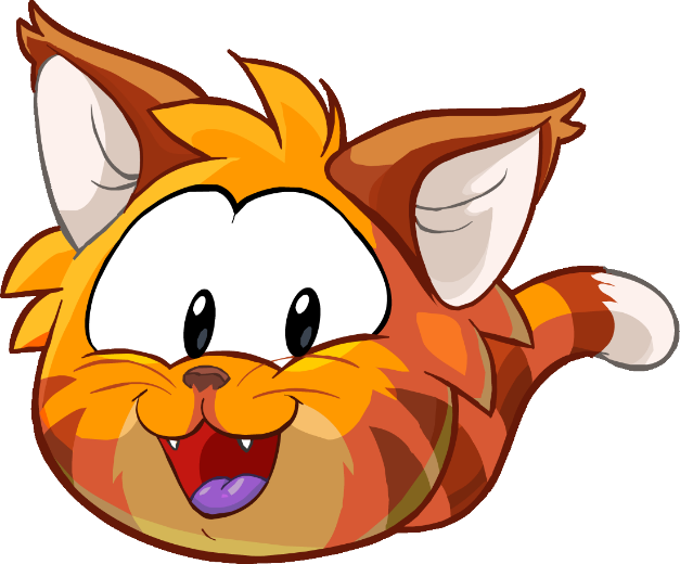 Aquí Podrás Aprender Pequeños Detalles Y Curiosidades - Club Penguin Puffles Gato (627x520)