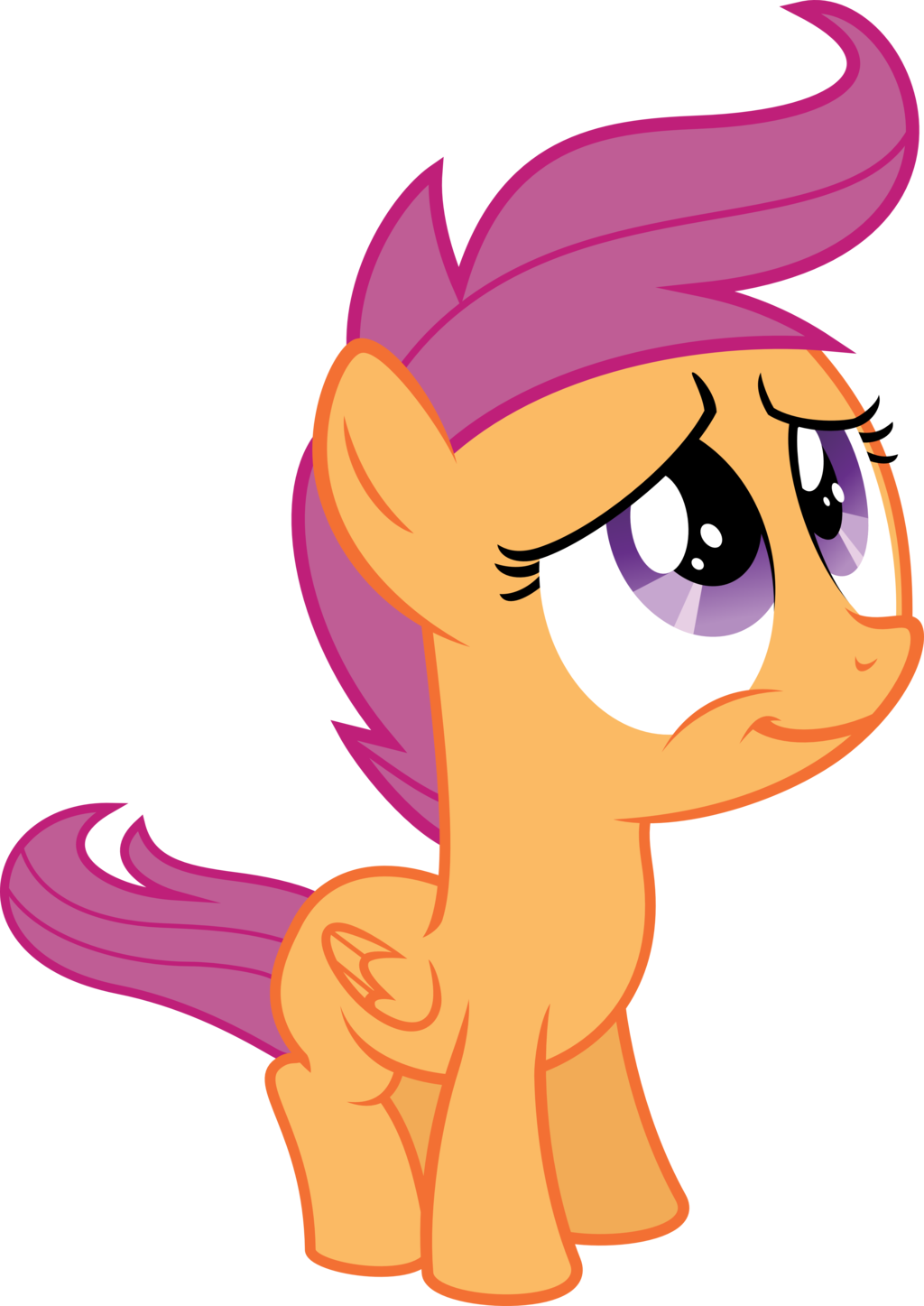 Puppy Eyed Scootaloo By Baumkuchenpony Puppy Eyed Scootaloo - Scootaloo (1024x1447)