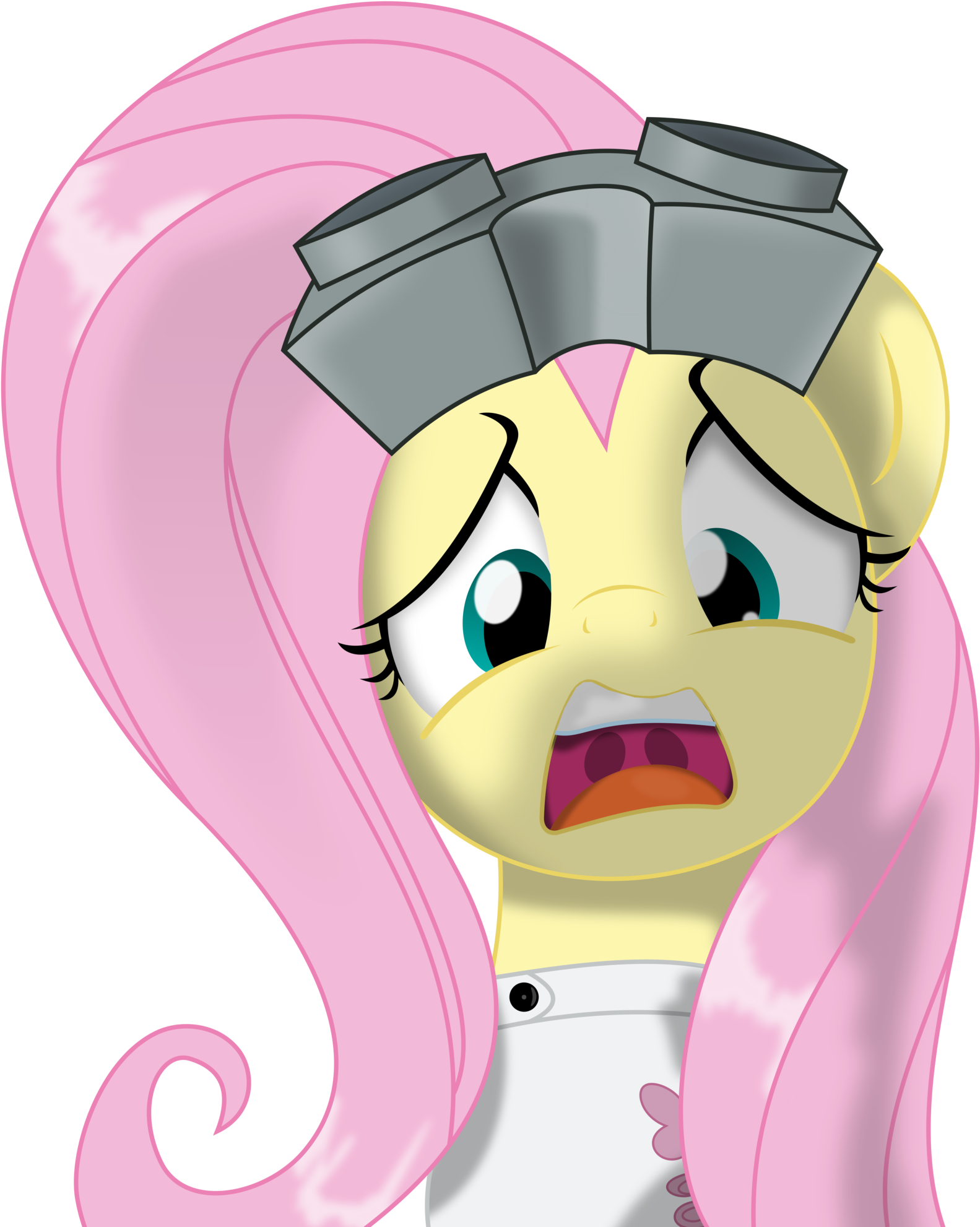 Fluttershy Pony Face Pink Nose Facial Expression Mammal - Puppy Mill (1600x1984)