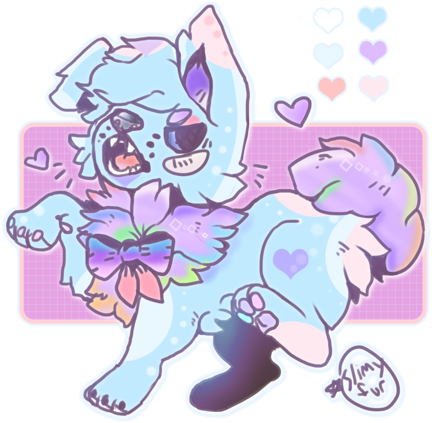 Pastel Goth Puppy By Misspolycysticovary On Deviantart - Puppy (887x884)