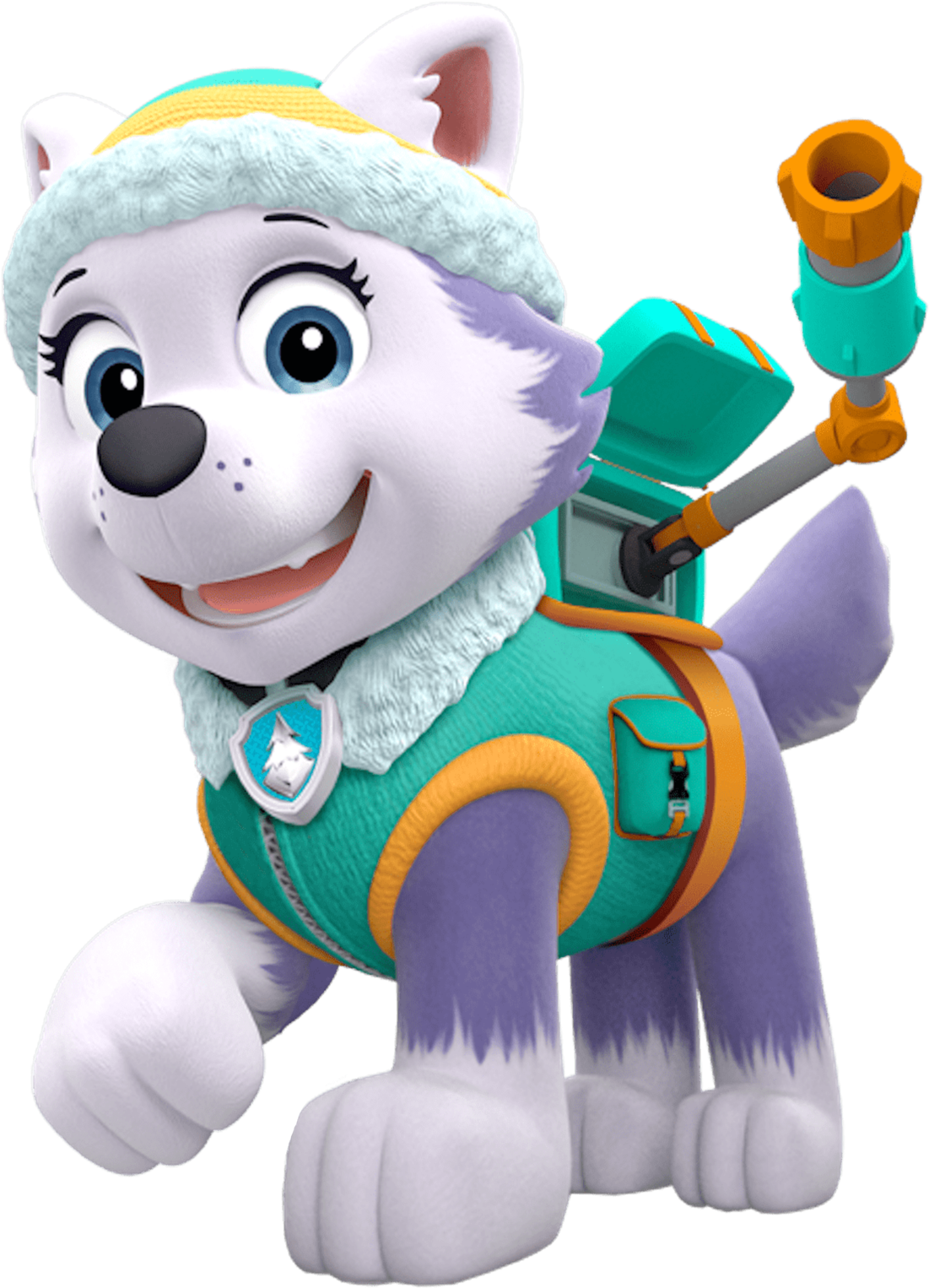 Siberian Husky Super Paw Patrol Adventure Puppy Party - Everest Paw Patrol (1131x1600)