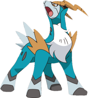 638cobalion Bw Anime - Cobalion Pokemon Shiny (377x416)