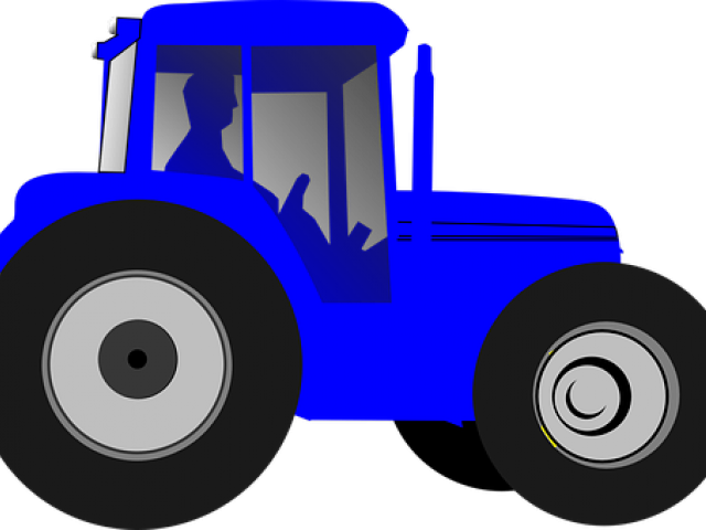Tractor Clipart Traceable - Tractor Clip Art (640x480)