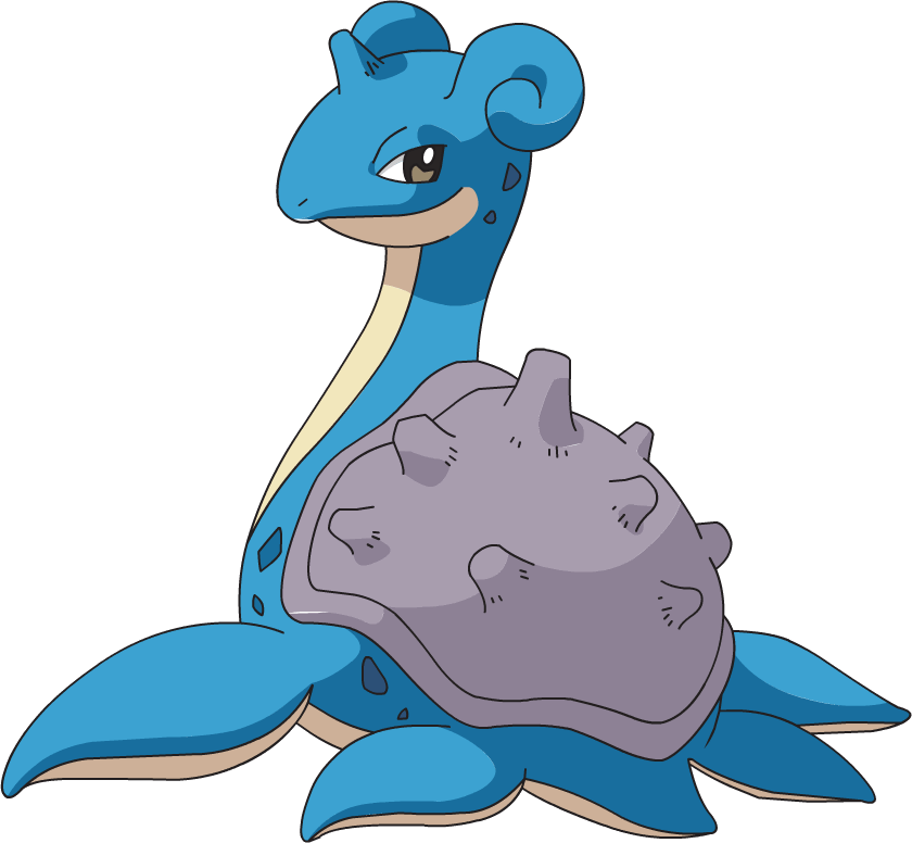 131lapras Ag Anime - Pokemon Edible Party Cupcake Toppers Cupcake Image (840x776)