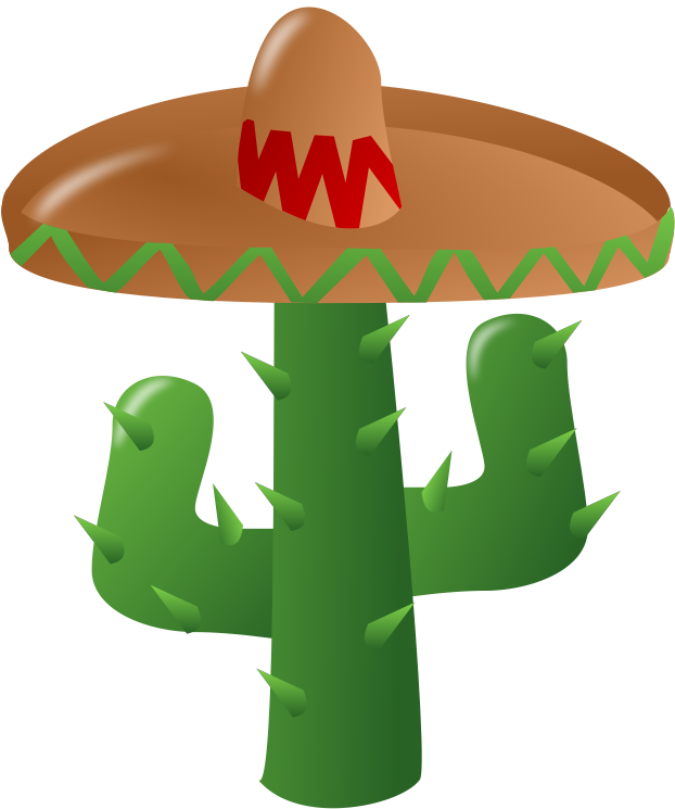 Sombrero Cartoon - Cinco De Mayo Clipart (800x800)