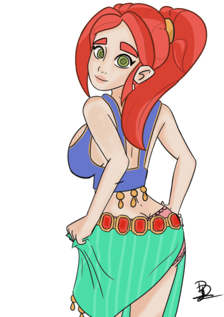Finger Mangaka Pin-up Girl Clip Art - Paladins Sun Kissed Cassie Porn (500x684)