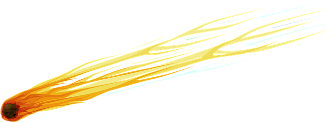 Meteor Shooting Star Debris Meteorite Rock - Wire (680x340)