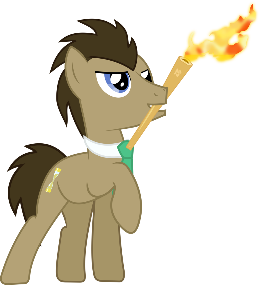 Doctor Whooves{torch} By Peora On Deviantart - Pony (900x992)