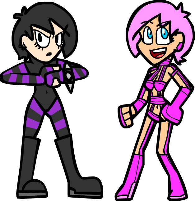 Sorta Goth And Plastic Pink By Shennanigma - Digital Art (627x648)