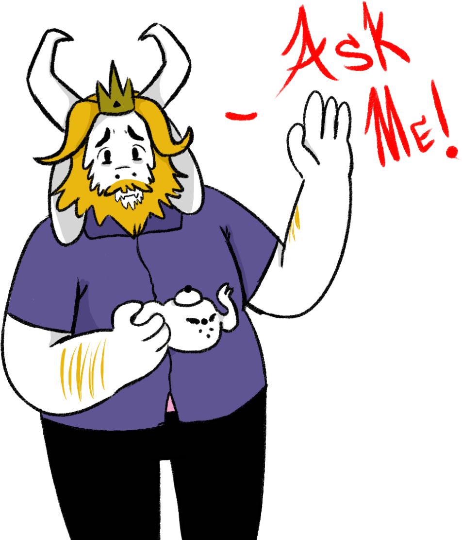 “you Can Ask Me Questions Over Tea ” - Cartoon (1280x1125)