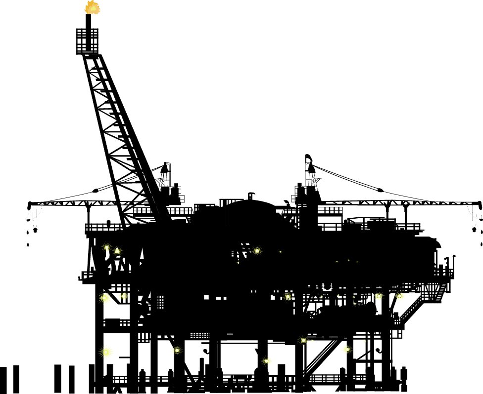 Drilling Rig Industry Oil Platform Petroleum Offshore - Oil Platform Png (976x798)