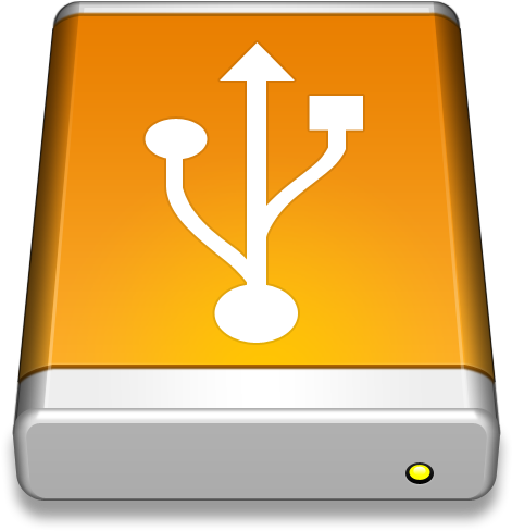 Usb Drive Icon - Mac External Hard Drive Icon (512x512)