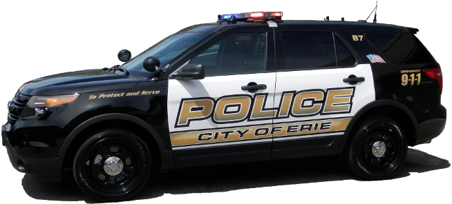 Police Cruiser - Erie County Police Department (664x300)