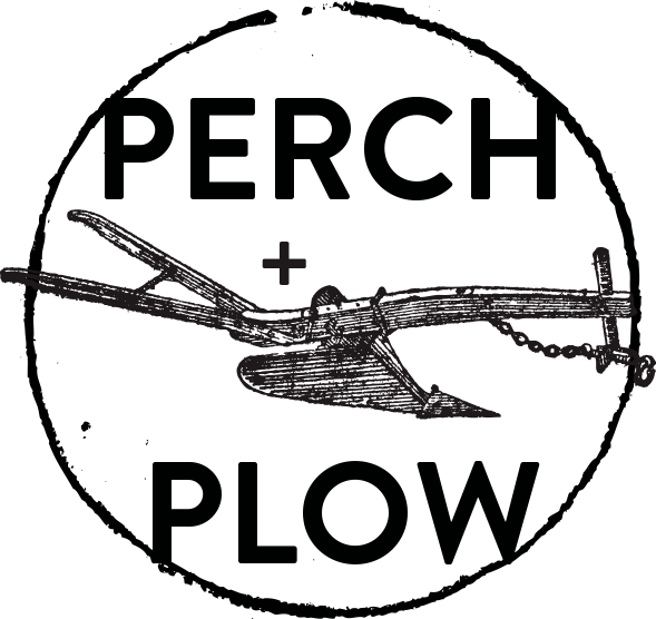 Perch Plow Full Black Logo - Perch + Plow (589x556)