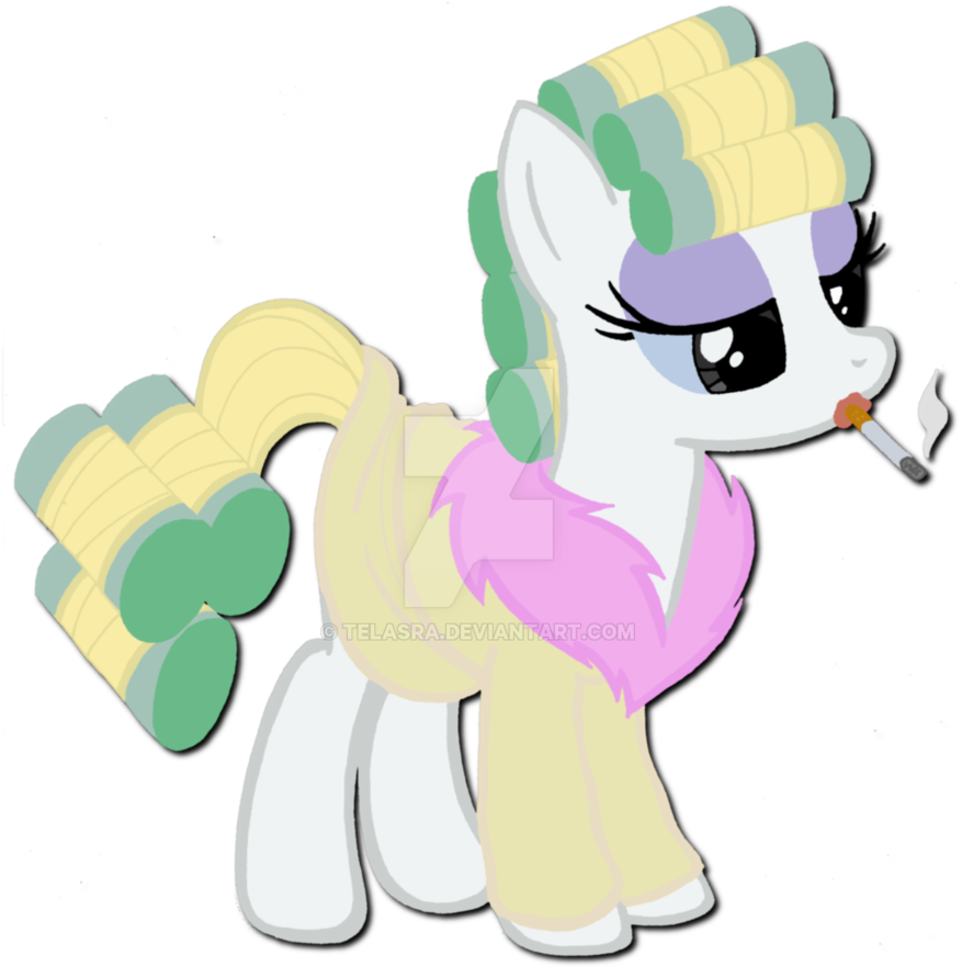 Fenton Crackshell's Mother As A Pony By Telasra - Cartoon (895x893)