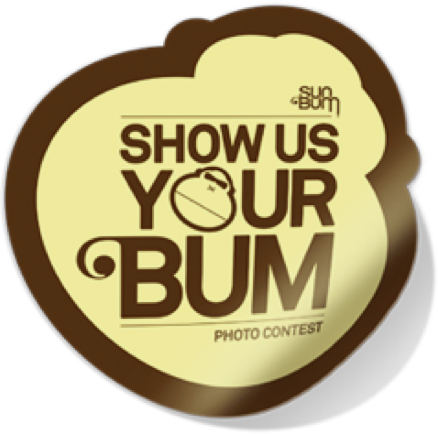 Show Us Your Bum - Sun Bum Stickers (438x434)