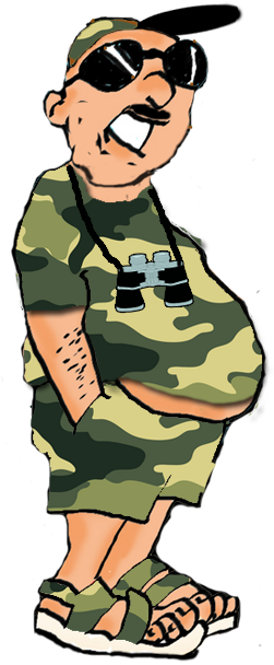 Fog Sez - - Green Camouflage Pattern Mousepad (270x640)