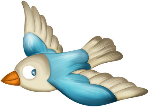 Pajaro Volando Animado Png (493x357)