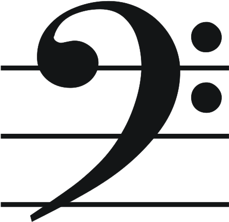 Treble Clef Symbol - Bass Clef B Note (512x514)
