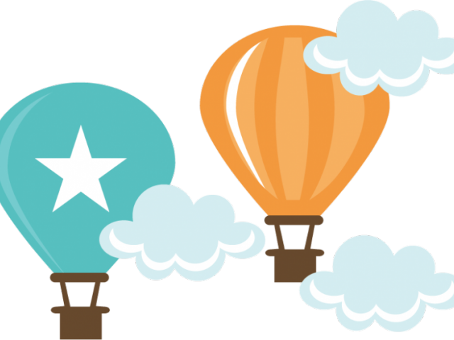 Hot Air Balloon Clipart Svg - Clip Art (640x480)