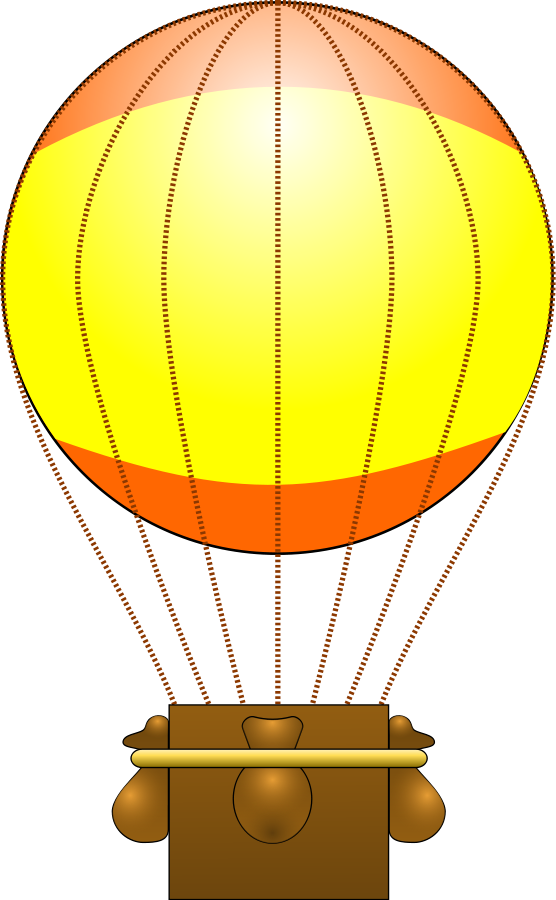 How To Set Use Balloon Svg Vector - Clip Art Hot Air Balloon Basket (556x900)