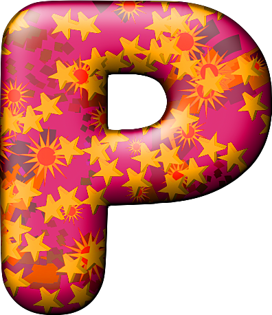 Etc > Presentations Etc Home > Alphabets > Themed Letters - Party Balloon Letter P (396x458)