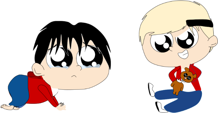 The Karate Kid Baby Daniel And Johnny By Ponygirlgreaser - Cartoon (960x720)