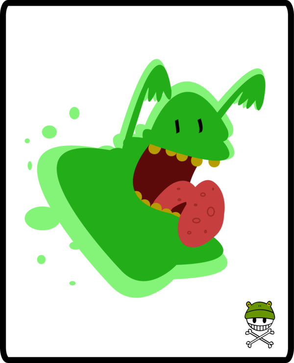 Slimer By Migeru-d - Slimer (600x741)