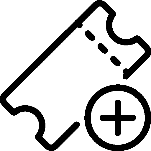 Pixel - Ticket Icon (512x512)