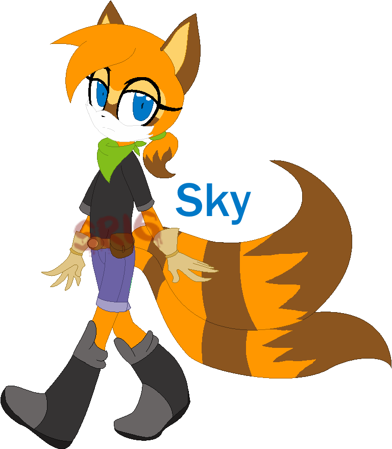 Raini-bases 444 0 Sky The Foxcoon By Superrosey16 - Deviantart (801x899)
