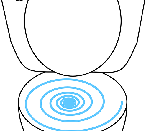 Bubbly Urine - Toilet Clip Art (546x445)