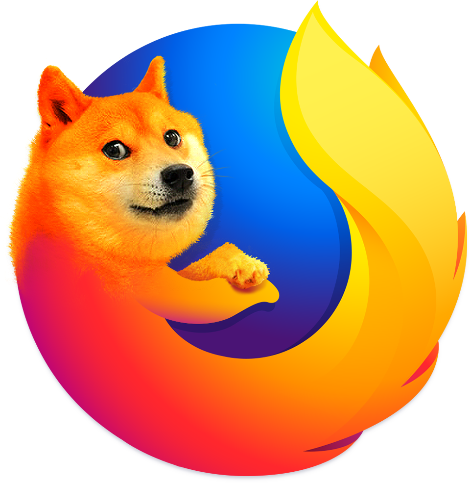 743 Kb Png - Mozilla Doge (1500x1024)