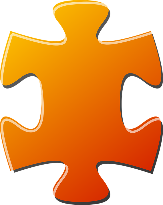 Collection Of Puzzle Pieces Vector - Yapboz Parçaları Çizim (570x720)