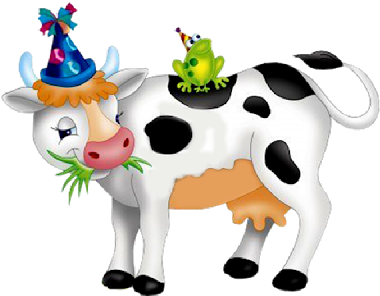Funny Cow Clip Art - Clip Art (400x400)