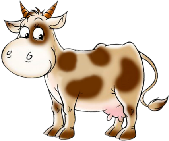 Funny Cow Cartoon - Cartoon (600x600)