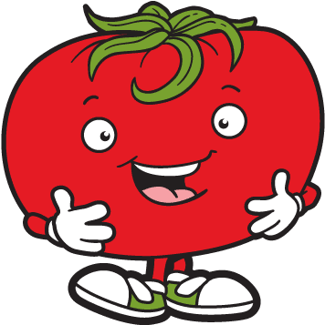 Tomato Plant Cartoon - Tomato (370x356)
