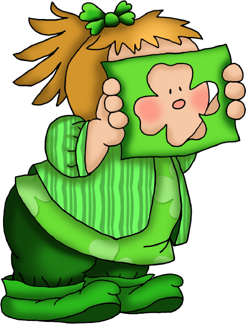Irish Girl - Cartoon (480x631)