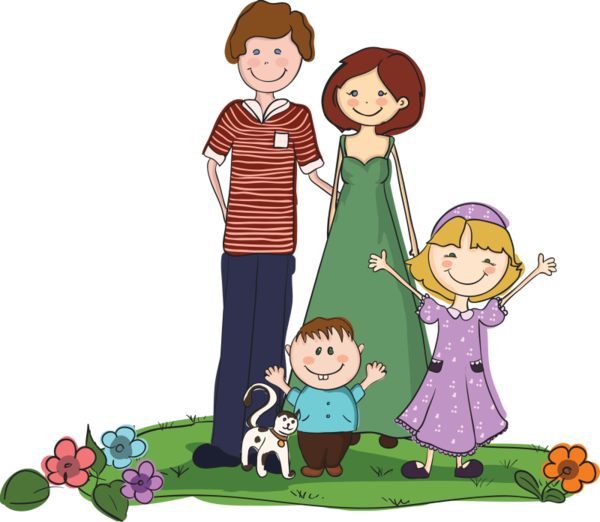 Personnages, Illustration, Individu, Personne, Gens - Family Is Not Important Thing It's Everything (600x522)