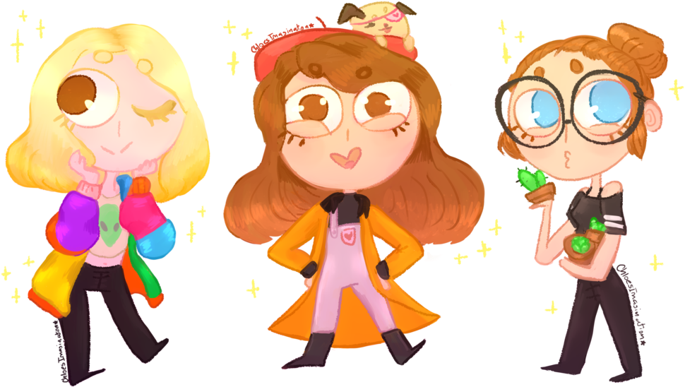 Milk-addicc 239 20 Marzia, Wiishu And Amy Doodle By - Marzia Bisognin (1024x768)
