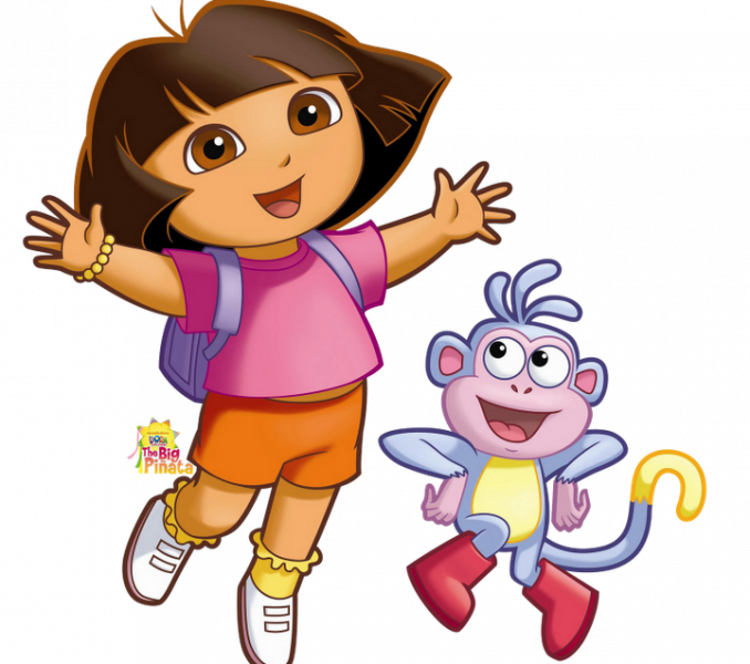 Characters In Dora Cartoon Cartoon Characters Dora - Dora The Explorer Png (678x600)